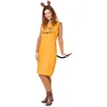 Produktbild: Maskworld Kostüm Die Sendung mit der Maus - Maus Kleid, Offizielles Kostümkleid für Frauen zur Sendung mit der Maus orange M