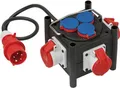 Produktbild: Brennenstuhl 1153680100 Verlängerungskabel 1 m 6 AC-Ausgänge Outdoor Schwarz - Blau - Rot - Weiß (1153680100)