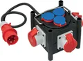 Produktbild: Brennenstuhl 1153680100, 1 m, Draußen, IP44, Kunststoff, Gummi, Schwarz, Blau, Rot, Weiß, 6 AC-Ausgänge