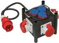Produktbild: Brennenstuhl 1153680100 - 1 m - 6 AC-Ausgänge - Outdoor - IP44 - Kunststoff - Kautschuk - Schwarz - Blau - Rot - Weiß