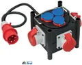 Produktbild: BRENNENSTUHL Gummi-Stromverteiler Bauverteiler, 6 Steckdosen, 1m Kabel /#842977