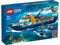 Produktbild: LEGO® City 60368 - Arktis-Forschungsschiff - schwimmfähiges Spielzeugboot + NEU