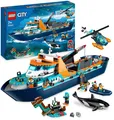 Produktbild: LEGO 60368 City Arktis-Forschungsschiff, Konstruktionsspielzeug Karton beschädig