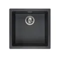 Produktbild: REGINOX Granitspüle Reginox Einbaubecken Amsterdam 40 Regi-Granit Black Silvery, 0/0 cm