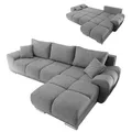 Produktbild: Ecksofa - dark grey - mit Liegefunktion Sofa Wohnlandschaft Couch