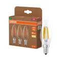 Produktbild: LED Lampen Haushalt Kerzenform Filament warmweiß E14 2 W 40 W 2700 K 3 Stück