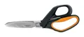 Produktbild: Fiskars Hochleistungsschere, Bis zu 30% mehr Kraft, Länge 26 cm, Langlebiger rostfreier Stahl/Kunststoff, Schwarz/Orange, PowerArc, 1027205