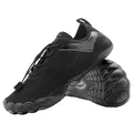 Produktbild: Freiluftkind Das Original – Kokoda rutschfeste Barfußschuhe (Schwarz/Größe EU 48) – Der perfekte Barfußschuh für Dein Abenteuer – Barfusslaufschuhe Barfuss Schuhe Barefoot Shoes