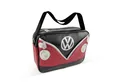 Produktbild: VW Collection by BRISA Schultertasche Volkswagen Umhängetasche, im VW T1 Bulli Design, Freizeittasche mit coolen Reißverschlüssen