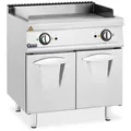 Produktbild: Royal Catering Doppel-Elektro-Grillplatte - 10,8 kW - geriffelt - Unterschrank -