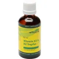 Produktbild: VITAMIN D3 & K2 Tropfen 1000 I.E./20 μg je Tropfen 50 ml PZN16739569