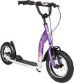 Produktbild: BIKESTAR Tretroller Kinderroller ab 6 - 7 Jahre | 12 Zoll Sport Edition | Lila & Weiß