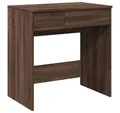 Produktbild: vidaXL Schminktisch Schminktisch mit Spiegel Braun Eichen-Optik 73x46,5x120 cm (1-St)