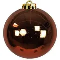Produktbild: Mojawo XXL Christbaumkugeln Weihnachtsbaumkugeln Dekokugel Baumschmuck Braun 20cm