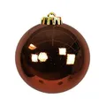Produktbild: XXL Christbaumkugeln Weihnachtsbaumkugeln Dekokugel Baumschmuck Braun Ø 20cm