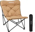Produktbild: KingCamp Campingstuhl faltbar Gartenstuhl Relaxsessel Balkon Strand Outdoor