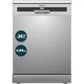 Produktbild: homeX DWFS601444C-S Freistehender Geschirrspüler – 60 cm, 14 Maßgedecke, 7 Programme, AquaStop, 44 dB, Unterbaufähig, Silber