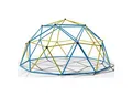 Produktbild: Klettergerüst 305x305x155cm DomeClimber Kinder Kletterkuppel Geodome 10FT - blau/gelb