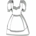 Produktbild: Birkmann Ausstechform Dirndl Innenprägung Ausstecher Plätzchenform Edelstahl 9cm
