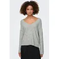 Produktbild: ONLY Strickpullover ONLARIZONA LS SEQUINS V-NECK PUL KNT grau XS (34)
