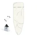 Produktbild: Airpro By Widex 6-lagiger Bügelbrettbezug für Dampfbügeleisen - Größe L universal max 120x42 cm - kein Wasser mehr unter dem Bügeltisch - Bügelt bis zu 50% schneller - Made IN Europa
