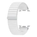 Produktbild: Samsung Fabric Band (M/L) ET-SVL33 für die Galaxy Watch8 | Watch8 Classic, Uhrenarmband, Original Zubehör, Stoffband, Klettverschluss, Flexible Armbandlänge, White