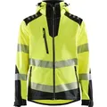 Produktbild: Arbeits-softshelljacke Hochsichtbarkeit 4491 - Neon Gelb/schwarz L