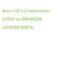 Produktbild: Braun HD 4.2 Haartrockner 2100W sw BRHD425E (3030050188974)