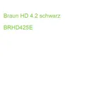 Produktbild: Braun HD 4.2 schwarz BRHD425E (3030050188974)