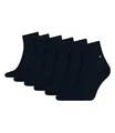 Produktbild: Tommy Hilfiger Herren Quarter Socken Kurzsocken Business Socken 342025001 6 Paar, Farbe:Blau, Größe:47-49, Menge:6 Paar (3x 2er Pack), Artikel:342025001-322 dark navy_A