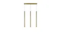 Produktbild: 5907629278542 Lampa wisząca Lungo 3 linia złota 3xG9 Light Prestige Light Presti