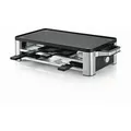 Produktbild: WMF Raclette-Grill Lono, Schwarz, Edelstahl, Metall, 54.5x13x24.1 cm, Temperaturregler, antihaftbeschichtete Raclette-Pfännchen, Ein/Aus-Schalter, Küchengeräte, Tischgrills & Fondues, Raclette-Grills