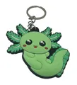 Produktbild: Kawaii Schlüsselanhänger Schlüsselanhänger Kawaii Kuties 6 cm Axolotl grün (1-tlg), Schlüsselanhänger Haustierschlüsselanhänger Geschenk Hund Frau Herren