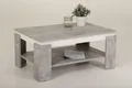 Produktbild: Couchtisch Tim II mit Ablageboden, Farbe beton/weiß