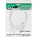 Produktbild: 16605W InLine Netzkabel Netzstecker auf Euro 8 C7 Stecker weiß 0 5m ~D~
