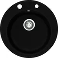 Produktbild: Franke Spüle Pamira ROG 610-41 Fragranit Onyx 1140199717 - Schwarz