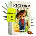 Produktbild: 50 Entdeckerkarten für Kinder – Outdoor Schatzsuche und Natur entdecken I Spannendes Suchspiel I Lernspiel & Geschenk für Mädchen und Junge I Spiele ab 4, 5, 6, 7, 8 Jahre