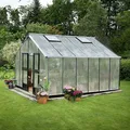 Produktbild: Gewächshaus Juliana Gartner 16,2m² Alu silber 10mm Doppelstepplatten