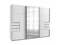 Produktbild: Wimex, Saigon Schwebetürenschrank 3-türig mit Glaselementen - Dekor weiß, Spiegelglas, Modern