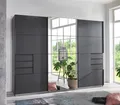 Produktbild: Kleiderschrank Saigon Schwebetüren Graphit Spiegel 270cm