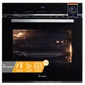 Produktbild: Einbaubackofen 60cm 72L Katalyse Grill Umluft Heißluft Pizzafunktion