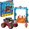 Produktbild: MEGA Hot Wheels - Smash-und-Crash Bone Shaker Crush Set mit 151-teiliges Bauset, Monster Truck, Rampe, Hindernisse, für Kinder ab 5 Jahren, HKF87