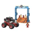 Produktbild: MEGA Hot Wheels - Smash-und-Crash Bone Shaker Crush Set mit 151-teiliges Baus...