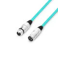 Produktbild: Adam Hall Cables 3 STAR MMF 0100 GRN - Mikrofonkabel XLR female auf XLR male 1 m grün
