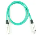 Produktbild: 1 m XLR Mikrofonkabel 3 pol GRÜN Adam Hall Mikrofon DMX Kabel Neutrik kompatibel