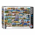 Produktbild: Eurographics Puzzle Globetrotter Deutschland, 1000 Teile, 68 x 48 cm, 6000-5465