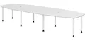 Produktbild: bümö Konferenztisch Besprechungstisch groß, Dekor: Weiß