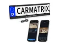 Produktbild: CARMATRIX KI Auto WLAN Rückfahrkamera im Nummernschild Kennzeichenhalter für Smarthone App