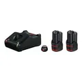 Produktbild: Bosch Akku Starter-Set: 2 x GBA 12 Volt 2,0 Ah und GAL 12V-40
