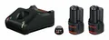Produktbild: Bosch Professional GBA Akku Starter-Set 2 x 12 V 2 Ah und GAL 12V-40 1600A019R8